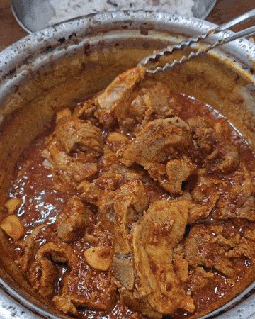 Spicy Pork Galbi-jjim in Daegu at Seomun Market