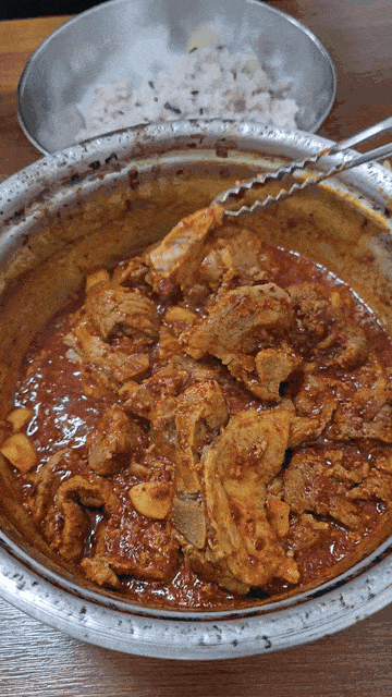 Spicy Pork Galbi-jjim in Daegu at Seomun Market
