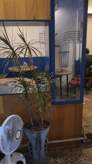 Indoor seating at Myeongpum Hwangto Samgyeop Makchang