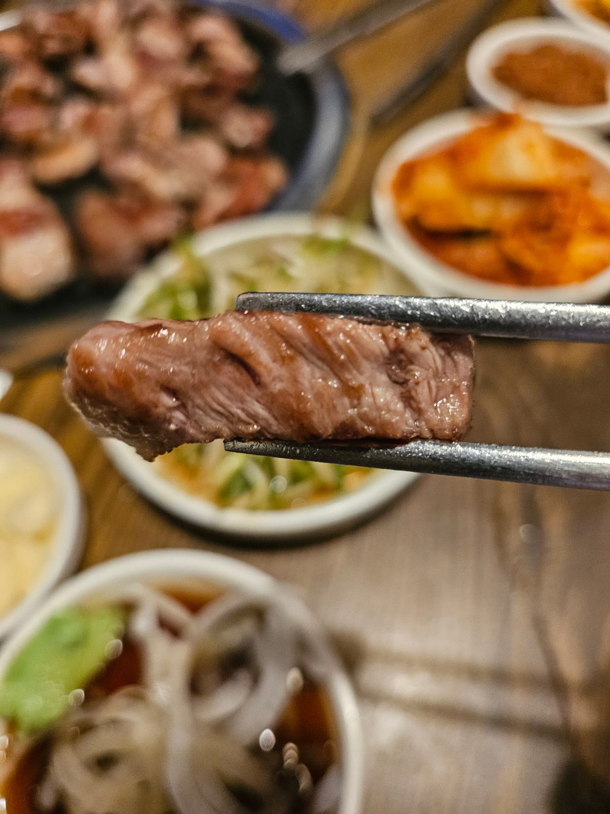 Geungogi meal served at the Daegu venue