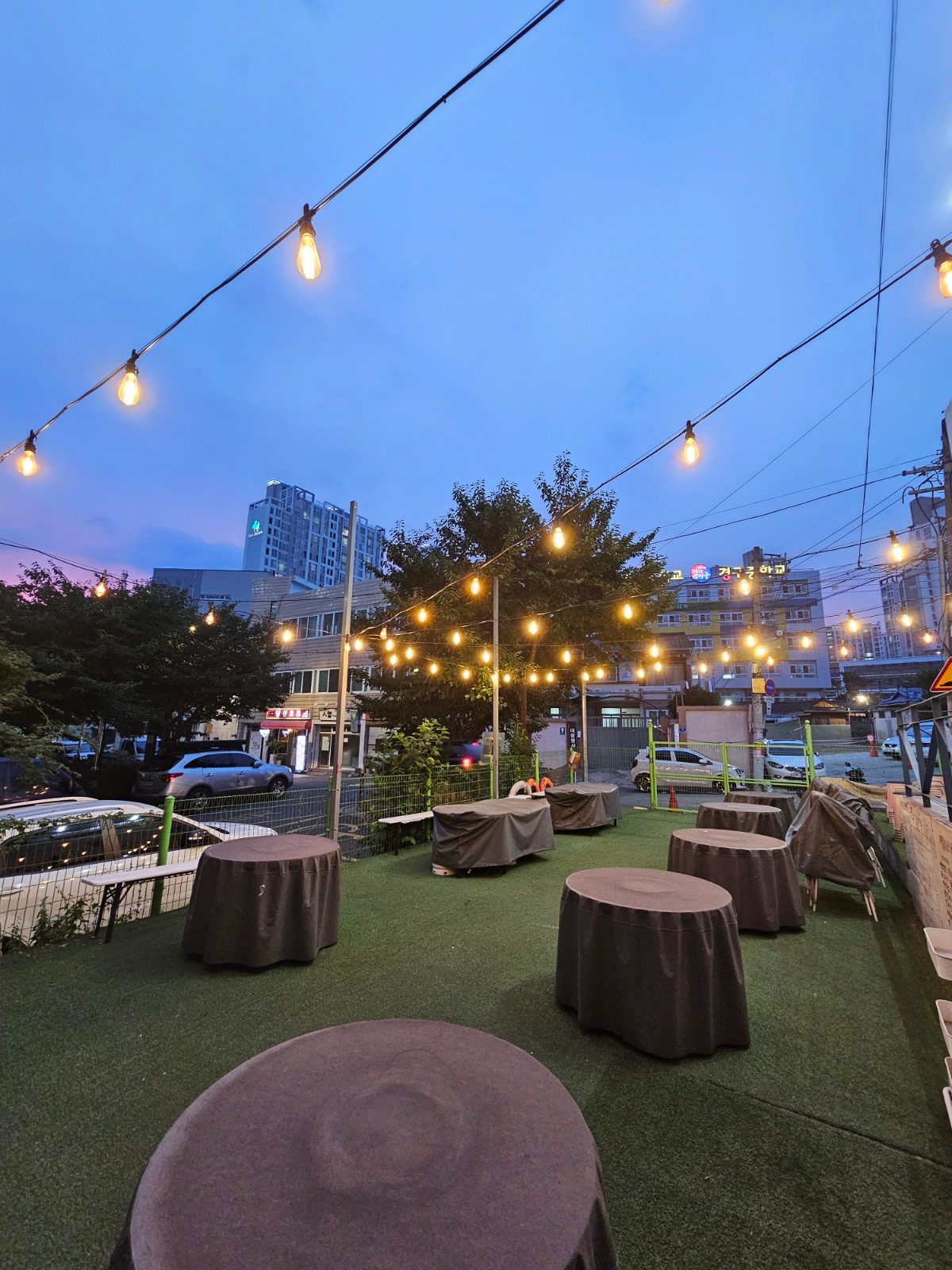 Outdoor seating kept closed during hot weather