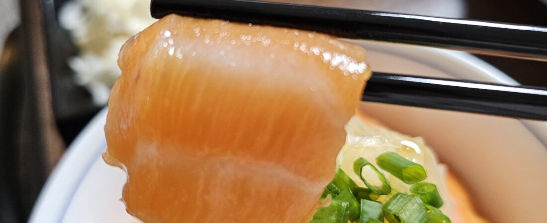 大邱 マシクマ グルメ:サーモン丼(사케동)を最後はお茶漬けで